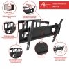 UCHWYT DO TV LCD/LED 30-70 60KG AR-52 ART reg. pion/poziom 40cm